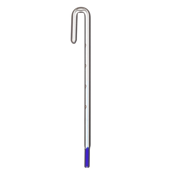 Blau Hang On Glass Thermometer 12 mm