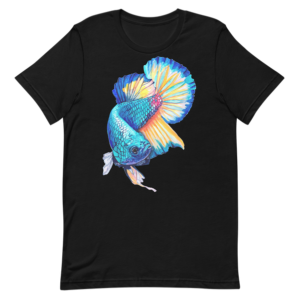 AquaGear Kampffisch-Shirt Betta splendens 1 3XL Black