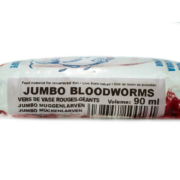 Jumbo Rote Mckenlarven 90 ml - Chironomus cf. plumosus (Lebendfutter)